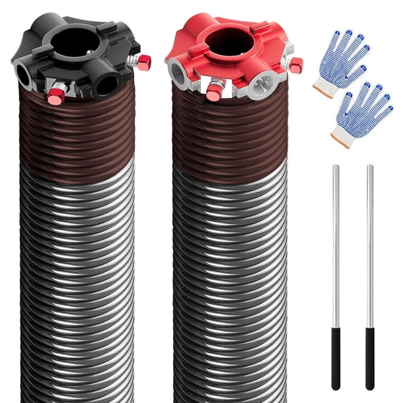 HardwareX Supply Garage Electrophoresis Torsion Spring with Winding Bar & Glove
