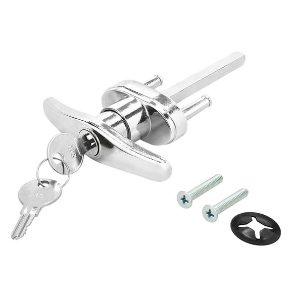 HardwareX Supply Garage T Handle Lock Replacement with 2 Keys