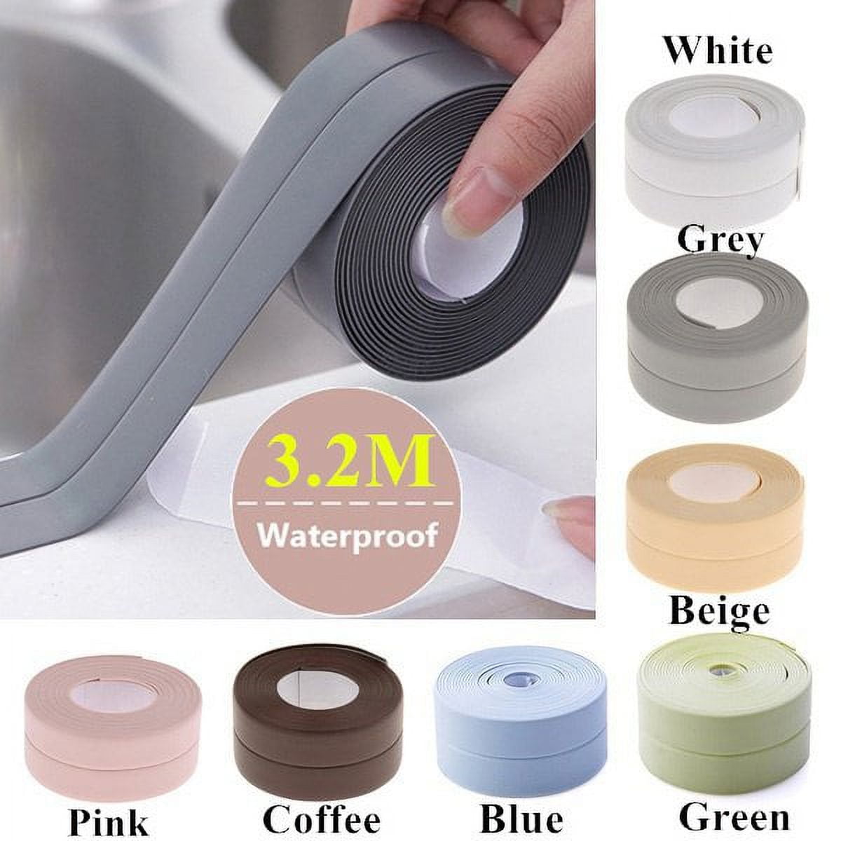 Hardwill 3.2m PVC Material Sink Stove Crack Strip Kitchen Bathroom