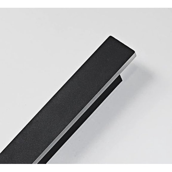 Hardwired Modern 32" LED Wall Sconce Light, Thin Slim 2" Wide, Matte Black Aluminum Fixture, Warm/Neutral/Cool White, Mounted Lamp for Bedroom, Living Room, Hallway Electrical Installation Required