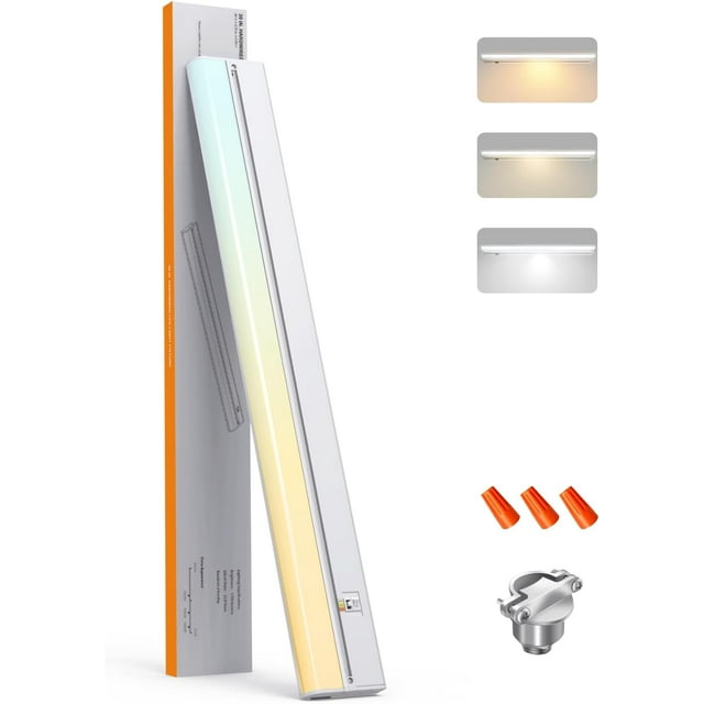 Hardwired Under Lighting 30 inch, 3 Color Setting Warm/Neutral