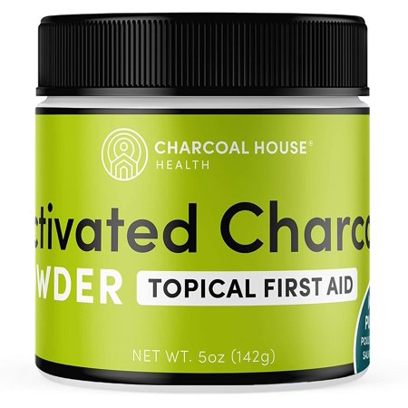 Charcoal House Health Hardwood Activated Charcoal Powder - Topical First Aid