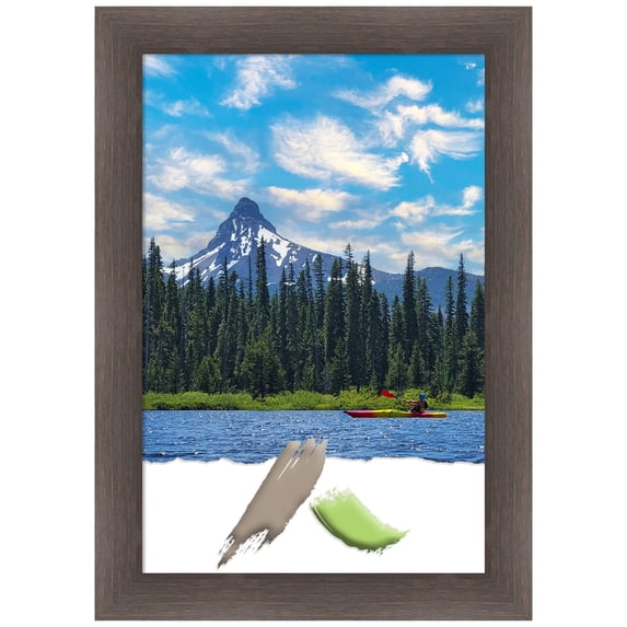 Hardwood Chocolate Wood Picture Frame, Photo Frame, Art Frame