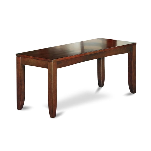 Hardwood Dining Bench in Espresso Finish | Versatile Design | High-Quality Asian Solid Wood | Sturdy Construction | Compact Size | Timeless Elegance for Any Home