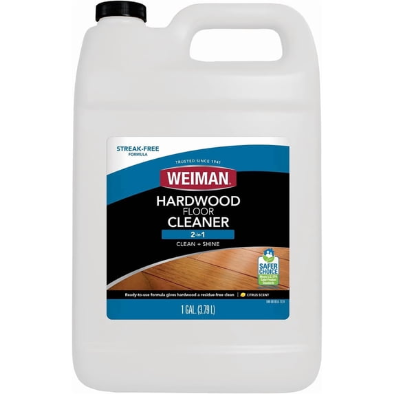 Hardwood Floor Cleaner - 128 Ounce Refill - Finished Engineered Hardwood Floors