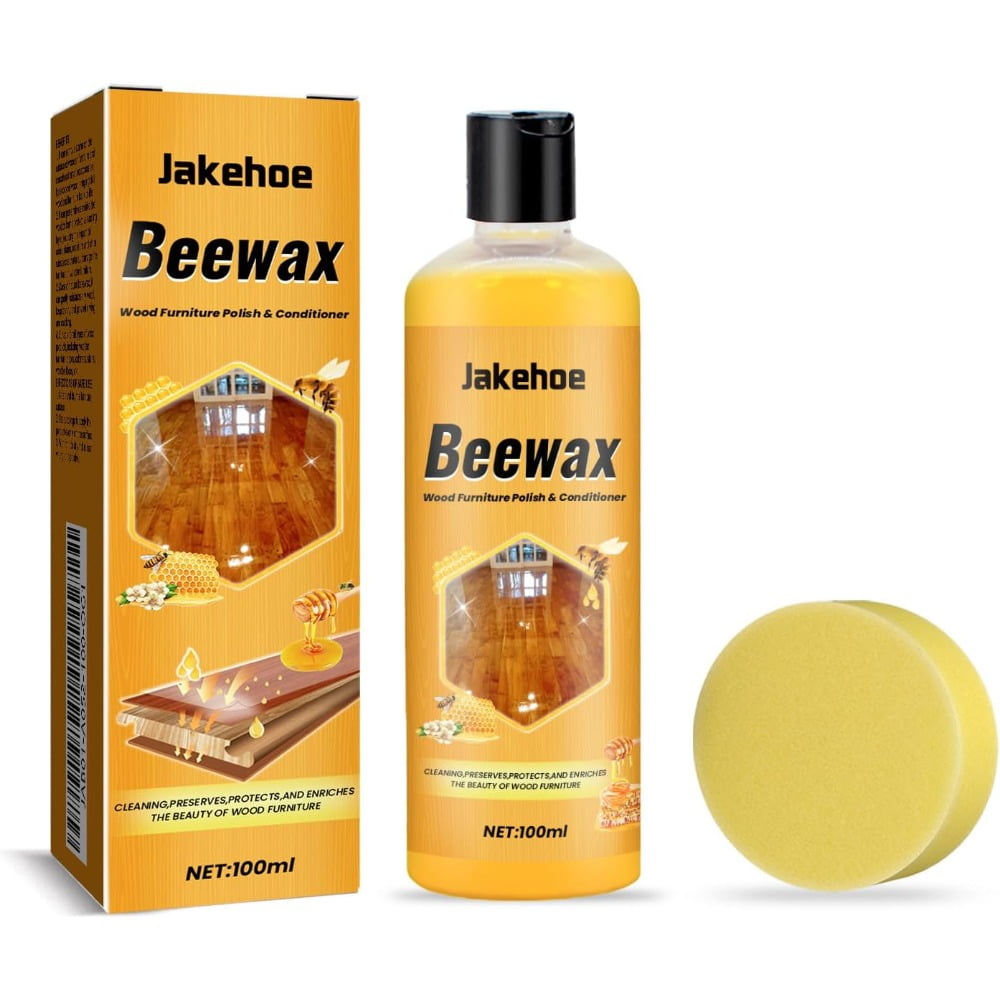 Hardwood Floor Cleaner, 4.8oz Daily Wood Cleaner Natural Beeswax, Wood ...