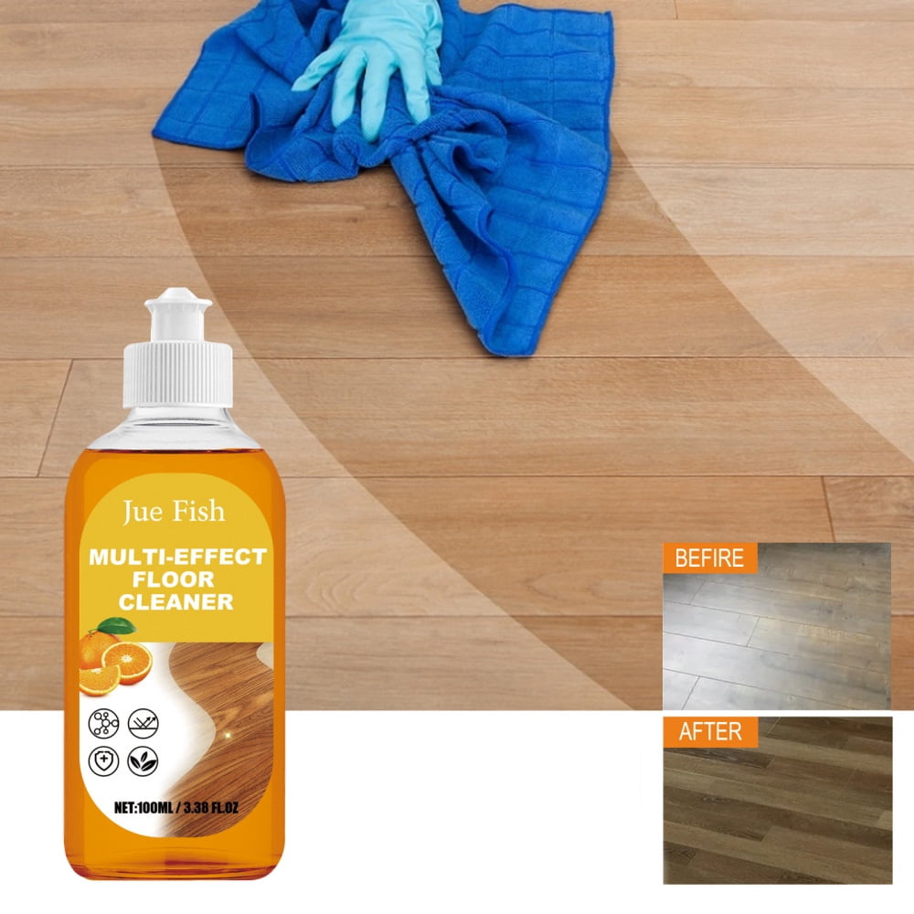 Hardwood Floor Cleaner Spray Orange Ground Wood Stain Remover for Furniture Brightens and
