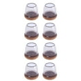 thumbnail image 1 of Hardwood Floor Protectors | 4-Pack Chair Leg Covers | 3x2.45cm Anti-Scratch Furniture Pads | Noise Reducing Non-Slip Foot Mat for Chairs & Tables, 1 of 1