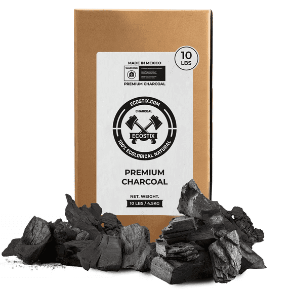 EasyGo Products Ecostix Hardwood Lump Charcoal, 10 lbs