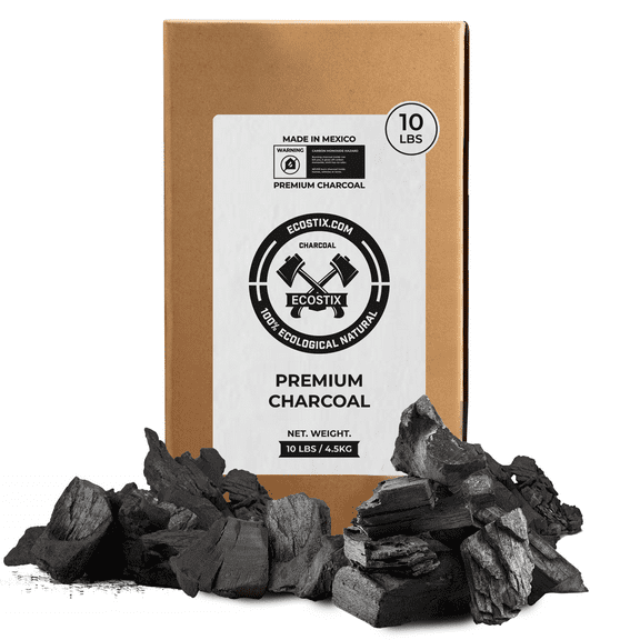 EasyGo Products Ecostix Hardwood Lump Charcoal, 10 lbs