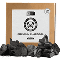 thumbnail image 1 of Hardwood Lump Charcoal 100% All Natural Super Premium Burns Hotter, Longer and Cleaner BIG Chunks Restaurant Quality 20 Pounds, 1 of 1
