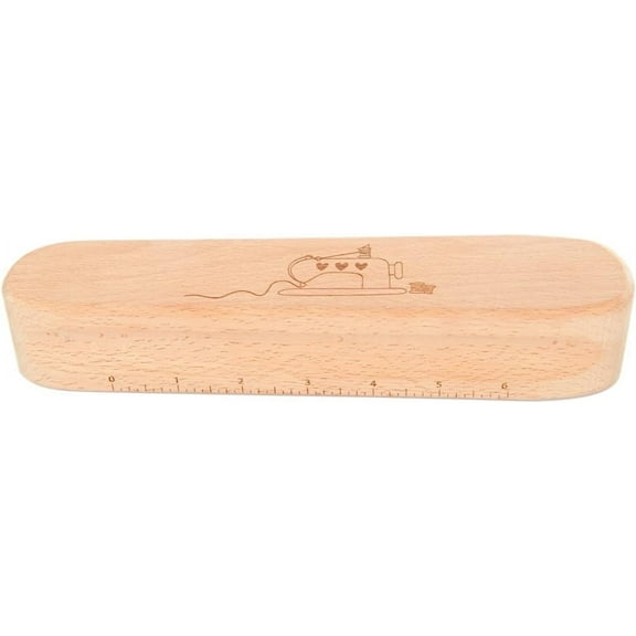 Hardwood Tailors Clapper,Professional Sewing Tool,Portable Tailors Clapper,Patchwork Seaming Ruler,Location Board Sewing Aid,Handheld Anti-Scald Board,for Sewing Quilting Ironing