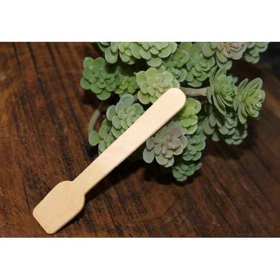 Hardwood White Birch Gelato Spoon Spreader Food Sample Spoon
