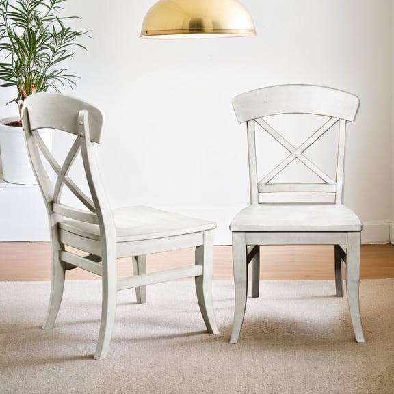 Hardwood - X-Back & Smoky White - Holiday Meals - Cozy Ambiance