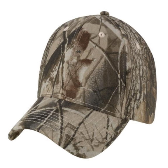 Hardwoods Licensed Camo with Cloth Tie Closure Sportcap - Realtree Hardwoods