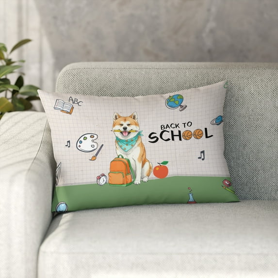 Hardworking Akita Ready Back to School New Year Classes Pillowcase Double Sided Inu Dog Lover Pillow Case Covers - 12011