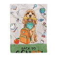 thumbnail image 1 of Hardworking Cocker Spaniel Ready Back to School New Year Classes Cozy Fleece Blanket Cockers Dog Lover Gifts Warm Soft Throw Blanket - 12011, 1 of 5