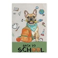 thumbnail image 1 of Hardworking French Bulldog Ready Back to School New Year Classes Vertical Matte Canvas Poster Dog Lover Gifts Wall Art Home Decor - 12011, 1 of 5