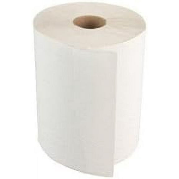 Hardwound paper towel high capacity 8" X 800', White 6 per case