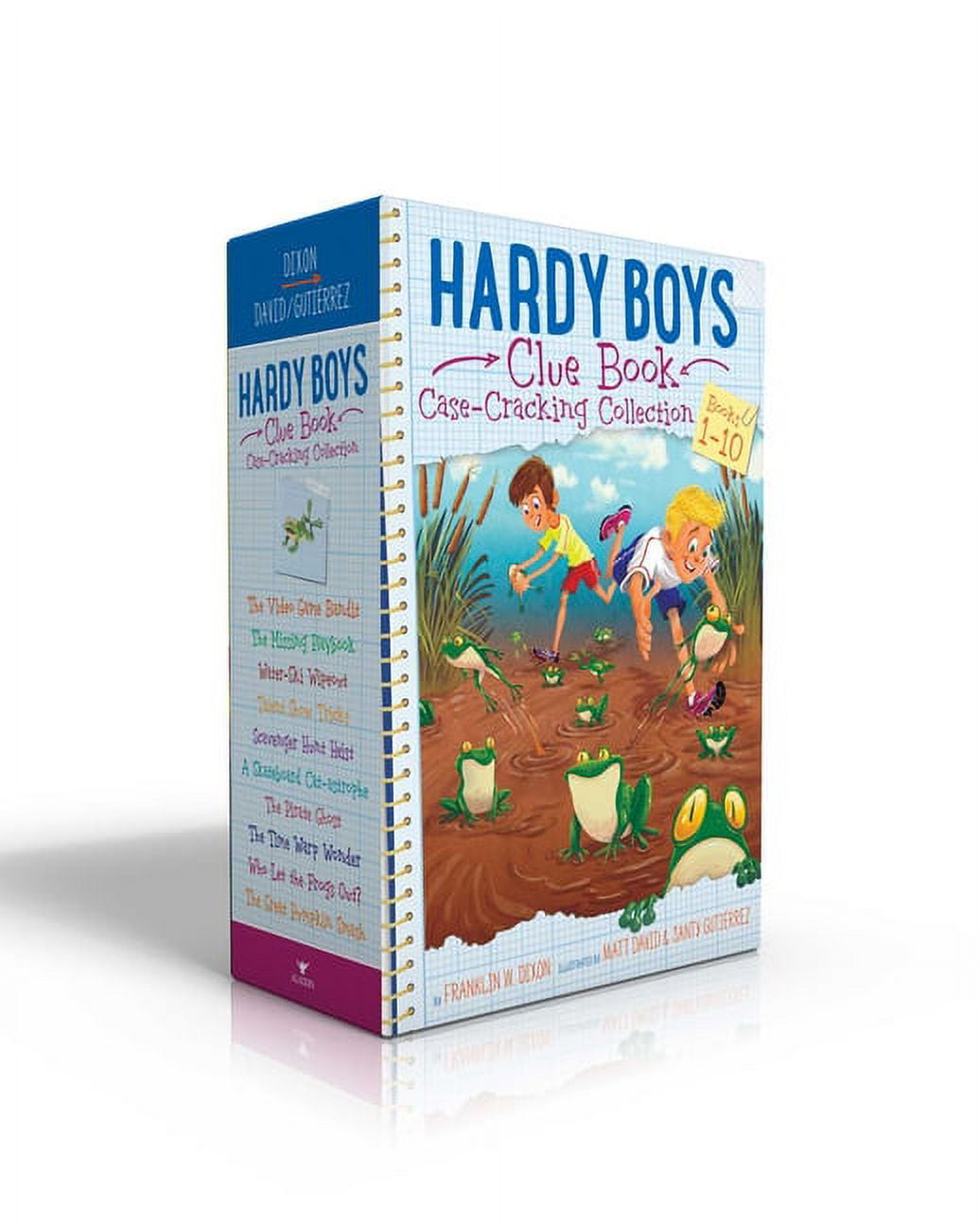 Hardy Boys Clue Book: Hardy Boys Clue Book Case-Cracking Collection (Boxed Set) : The Video Game Bandit; The Missing Playbook; Water-Ski Wipeout; Talent Show Tricks; Scavenger Hunt Heist; A Skateboard Cat-astrophe; The Pirate Ghost; The Time Warp Wonder; Who Let the Frogs Out?; The Great Pumpkin Smash (Paperback)