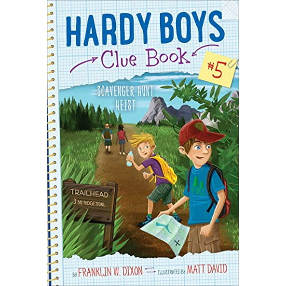 Pre-Owned Hardy Boys Clue Book: Scavenger Hunt Heist (Series #5) (Hardcover)