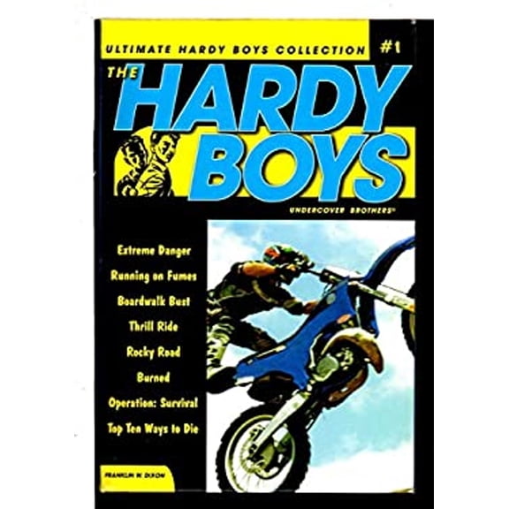 Pre-Owned Hardy Boys: All New Undercover Brothers 1-8: #1 Ultimate Collection with Extreme Danger/Running on Fumes/Boardwalk Best/Thrill Ride/Rocky Road/Burned/Operation: Paperback