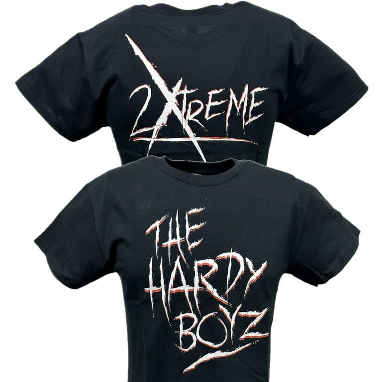 Hardy Boyz Matt Jeff 2Xtreme Mens Black WWF T-shirt - Walmart.com