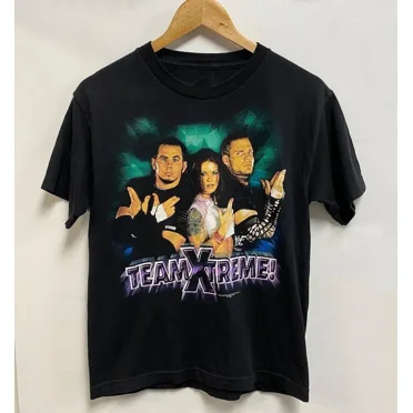 Hardy Boyz Team X Treme Tee Shirt Hardy Boyz Retro Shirt