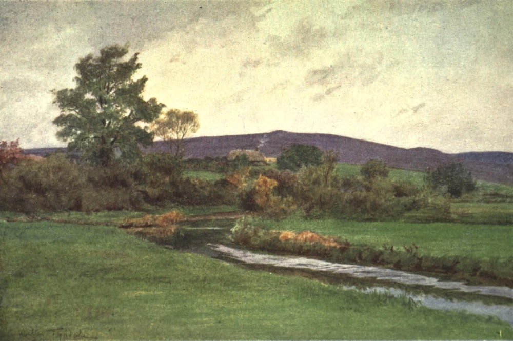 Hardy Country Water-colours 1900 Rainbarrow Canvas Art - Walter Tyndale (18 x 24)