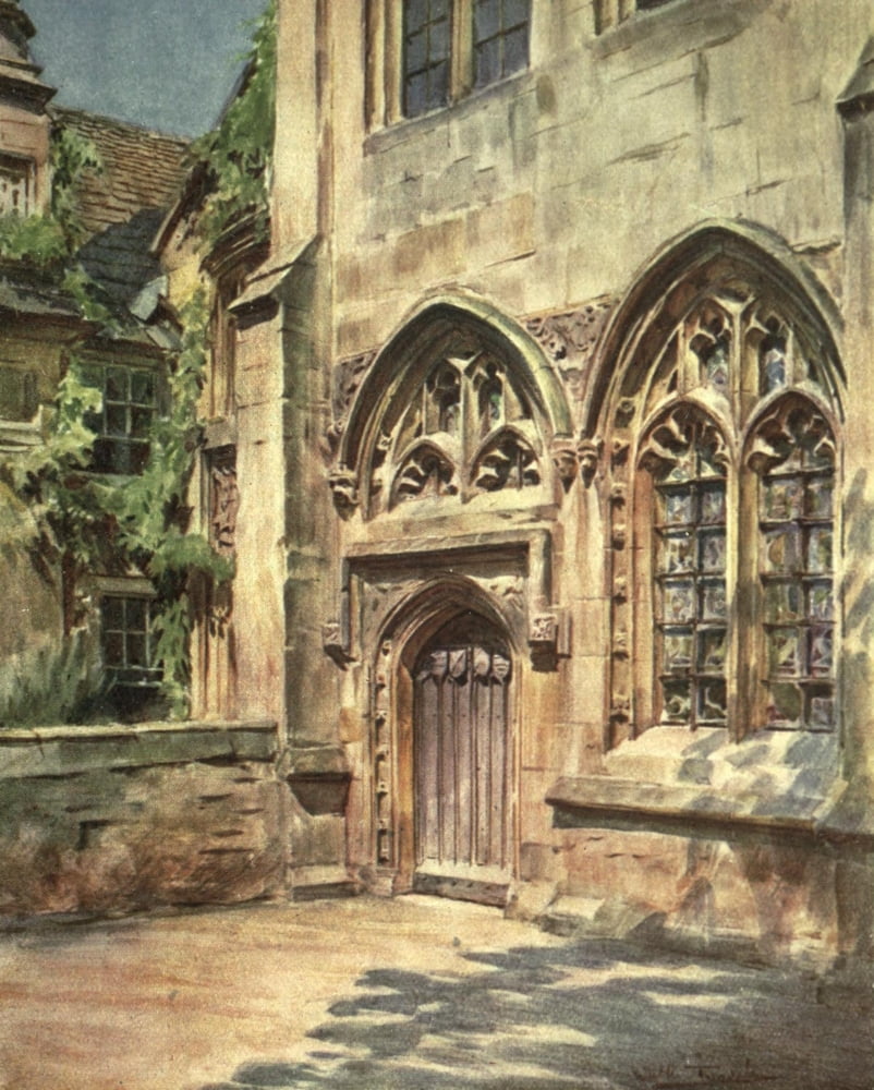 Hardy Country Water-colours 1900 Vicars Close Wells Canvas Art - Walter Tyndale (18 x 24)