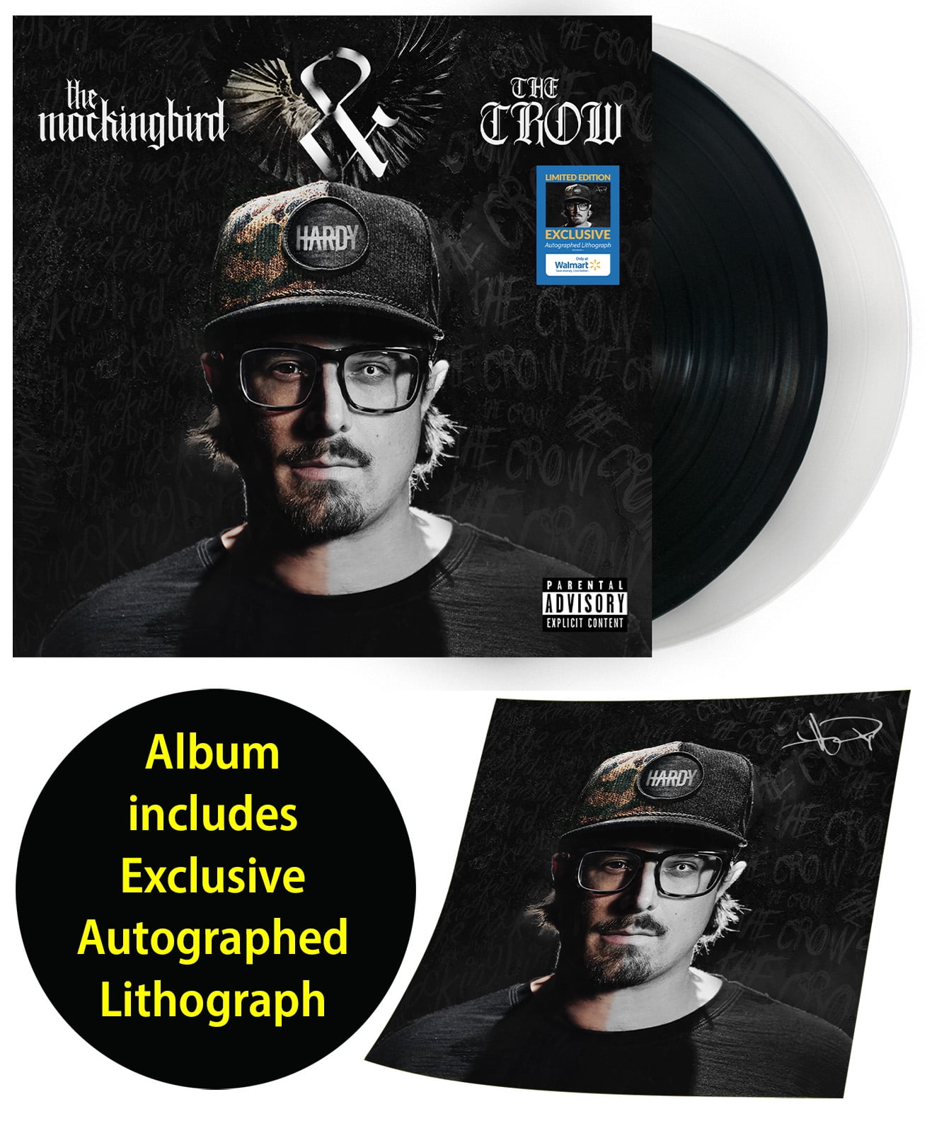 Hardy Hardy the mockingbird & THE CROW 2LP Walmart Exclusive