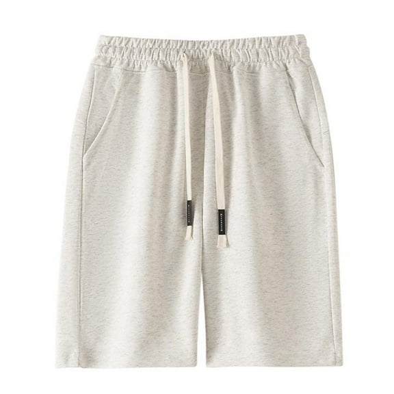 HardyComforts Men's Athletic Workout Shorts Men's Shorts with Pockets Quick Dry Athletic Workout Gym Shorts Floral Gray-L