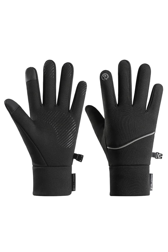 Winter Gloves for Men Winter Warm Gloves Touch Screen Thermal Gloves Waterproof Resistant Windproof for Driving,Bicycle, Cycling SIZE:XL