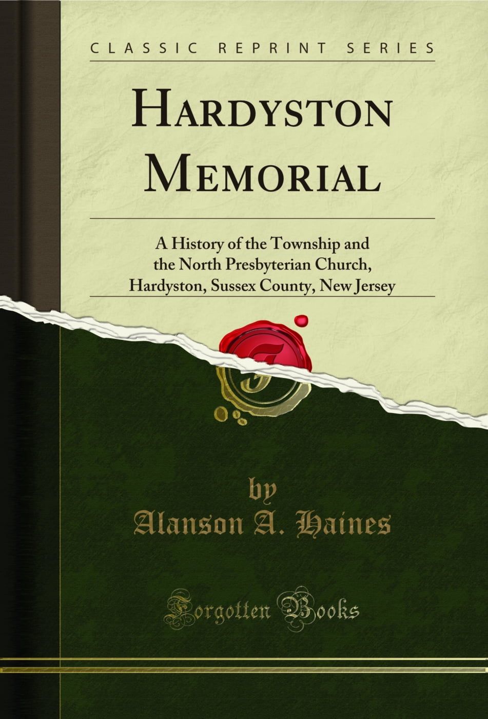Hardyston Memorial (Classic Reprint)