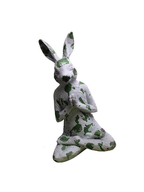 Hare Garden Statue Hare Statue Resin Figurine for Outdoor Yard Garden Decoration