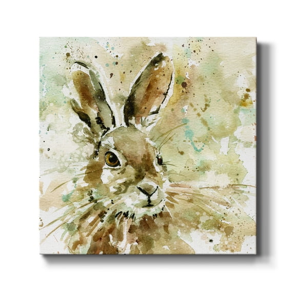 Hare In Spring-Premium Gallery Wrapped Canvas - Ready to Hang