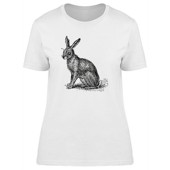 Hare Vintage Design T-Shirt Women -Image by Shutterstock, Female Small