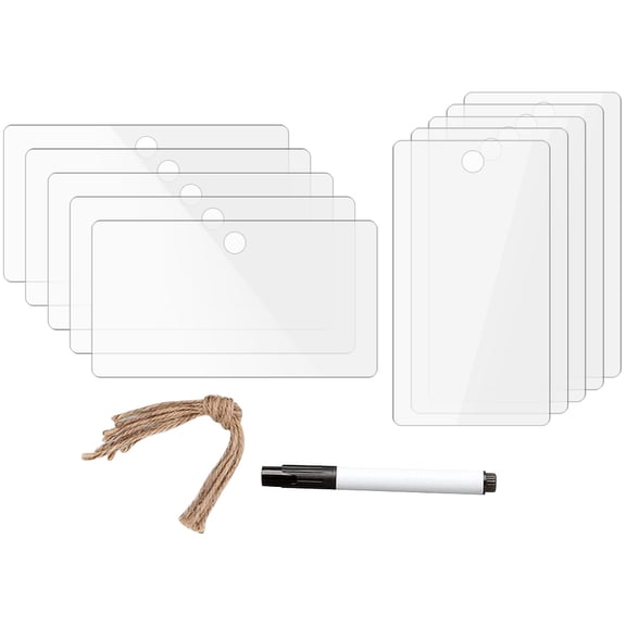 Homoyoyo Transparent Acrylic Blanks for Storage Bin Organization 1Set