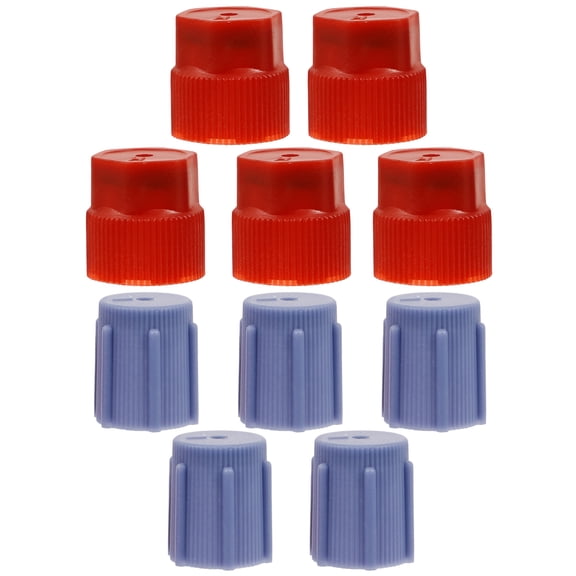 Homoyoyo ac Charge Kit Charging Port Cap Assorted Color Car Air Conditioning System 1 Set