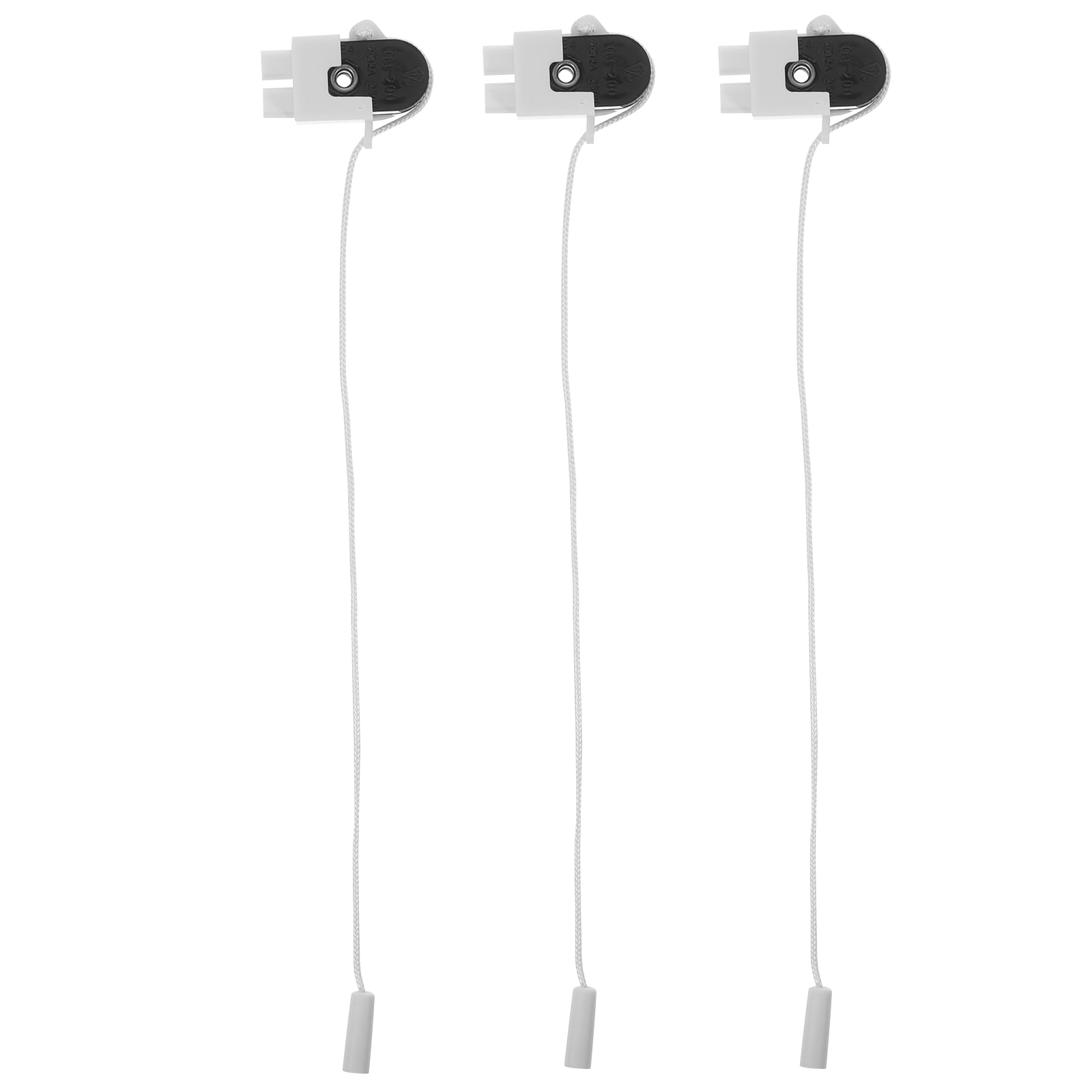 Hareemi 3pcs Single Pull Control Switches Wall Lamp Switch Chandelier Light Cable Rope Switches