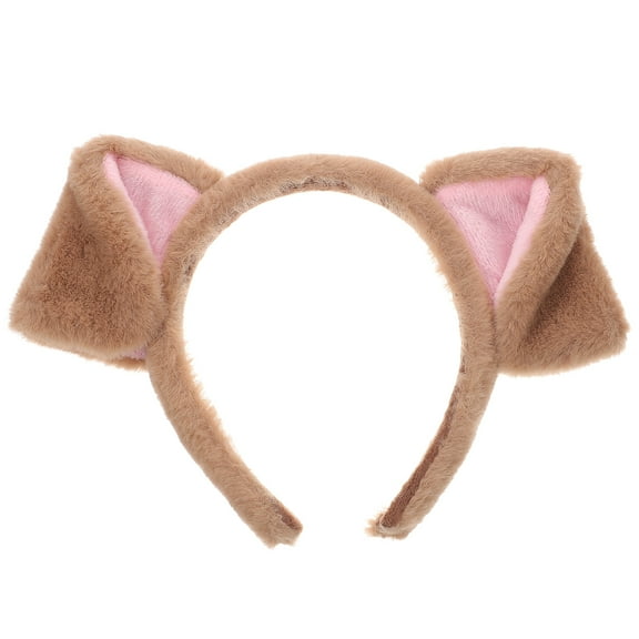 Hareemi Dog Ears Headband Animal Party Headband Cosplay Costume Accessory Dress Up Prop