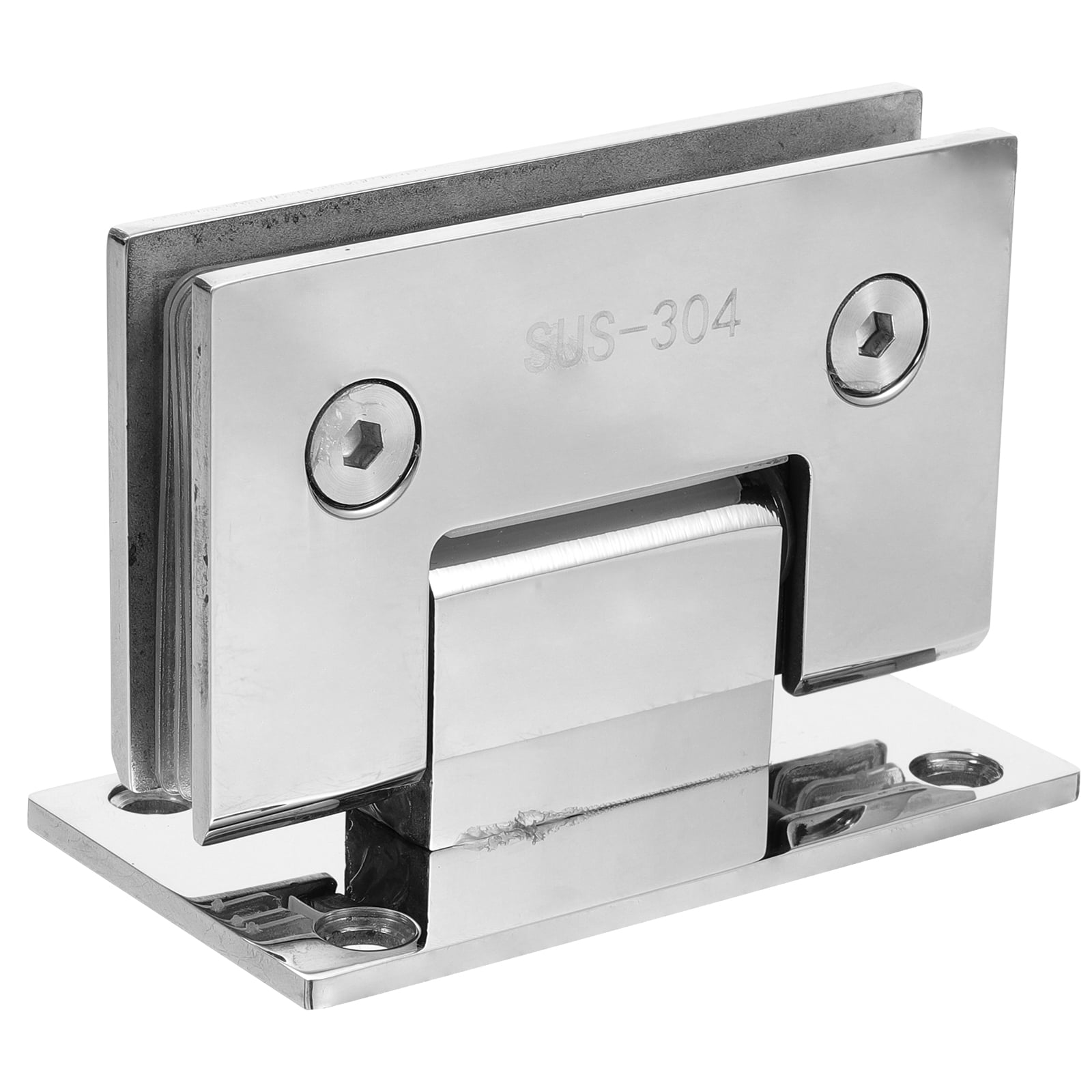 Hareemi Glass Shower Door Hinge Stainless Steel Glass Door Hinge Bathroom Shower Door Hardwares
