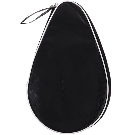 WEAVILUX Black Oxford Cloth Table Tennis Racket Case - Protective Pong Cover for Games
