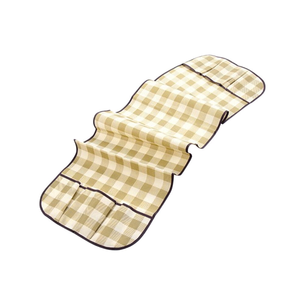 Hareemi Refrigerator Dust Proof Cover Protector Fridge Freezer Protective Fabric Dust Cover with Side Pockets (Grids)