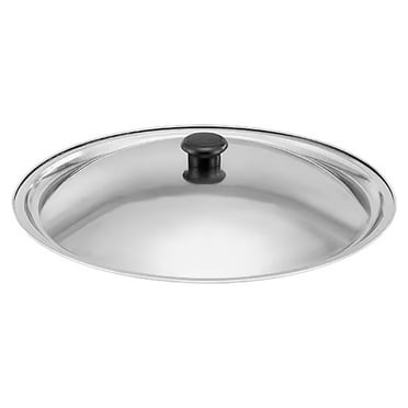 Hareemi Universal Lid for Pot Pan Skillet Stainless Steel Skillet Lid Replacement Pot Lid with Bakelite Knob (27.5cm)