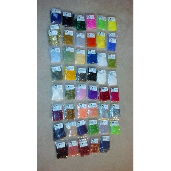 Hareline Ice Dub UV Gray - Fly Tying