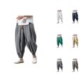 thumbnail image 1 of Harem Pants Men 2026 Trendy Drawstring Wide Leg Baggy Drop Crotch Hippie Pants Trousers, 1 of 4