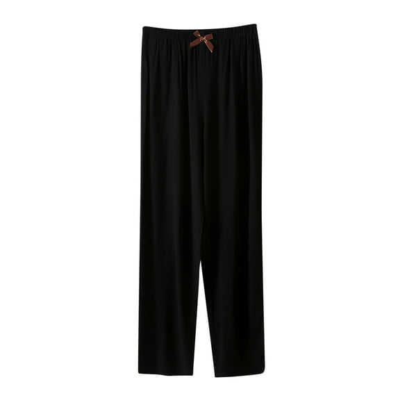 Harem Pants for Women Boho PJs Lounge Beach Trousers Elastic Waist Casual Baggy Comfy Pajama Bottoms with Pockets