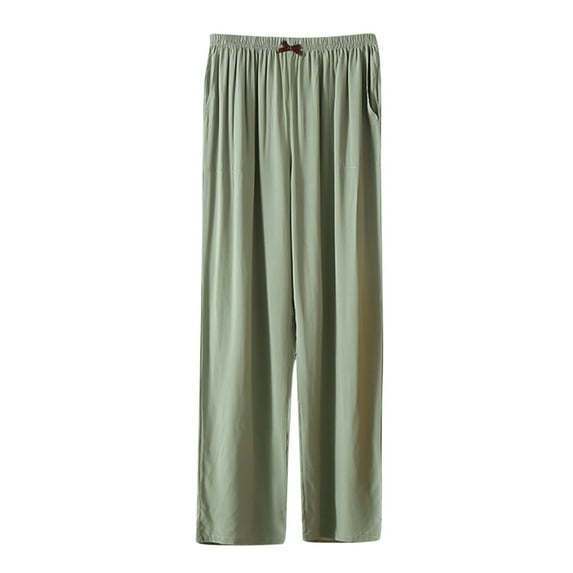 Harem Pants for Women Boho PJs Lounge Beach Trousers Elastic Waist Casual Baggy Comfy Pajama Bottoms with Pockets