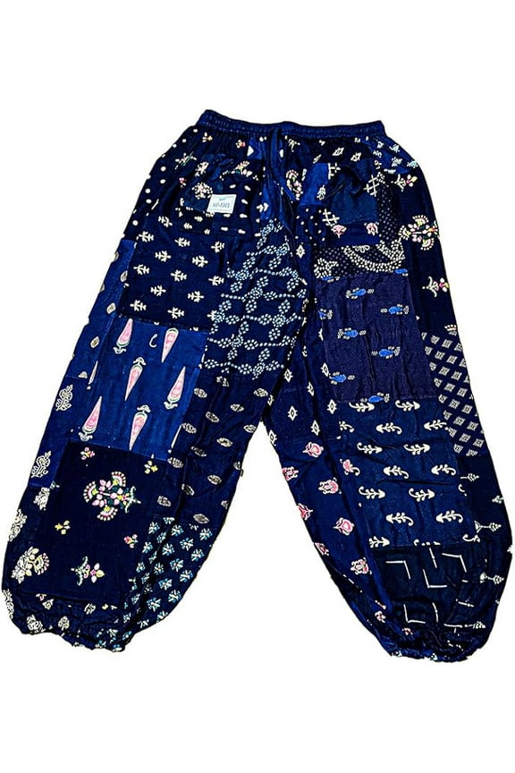 Harem Pants for Women Patchwork Yoga Boho Palazzo Maternity PJ Clothing